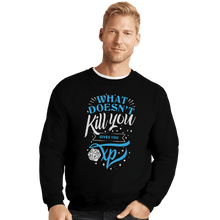 Load image into Gallery viewer, Shirts Crewneck Sweater, Unisex / Small / Black What Doesn't Kill You Gives You XP