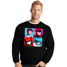 Load image into Gallery viewer, Secret_Shirts Crewneck Sweater, Unisex / Small / Black Warhol EVA