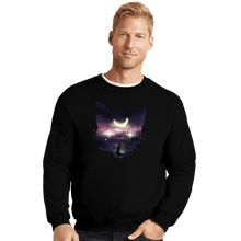 Load image into Gallery viewer, Shirts Crewneck Sweater, Unisex / Small / Black Moon Chasers