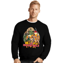 Load image into Gallery viewer, Daily_Deal_Shirts Crewneck Sweater, Unisex / Small / Black Golden Axe Girls
