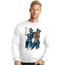 Load image into Gallery viewer, Shirts Crewneck Sweater, Unisex / Small / White Stone Ocean