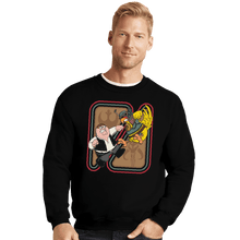 Load image into Gallery viewer, Shirts Crewneck Sweater, Unisex / Small / Black The Smuggler VS The Hunter