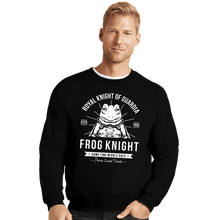 Load image into Gallery viewer, Shirts Crewneck Sweater, Unisex / Small / Black Frog Knight