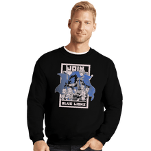 Load image into Gallery viewer, Shirts Crewneck Sweater, Unisex / Small / Black Join Blue Lions
