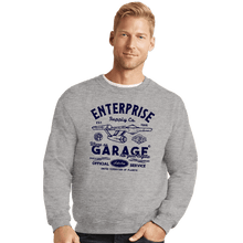 Load image into Gallery viewer, Daily_Deal_Shirts Crewneck Sweater, Unisex / Small / Sports Grey Enterprise Garage