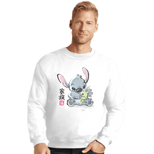 Load image into Gallery viewer, Shirts Crewneck Sweater, Unisex / Small / White Stitch Watercolor