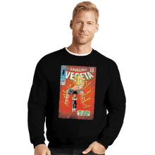Load image into Gallery viewer, Shirts Crewneck Sweater, Unisex / Small / Black The Amazing Vegeta