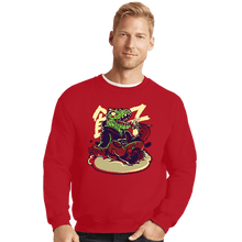 Load image into Gallery viewer, Secret_Shirts Crewneck Sweater, Unisex / Small / Red Gyoza Love
