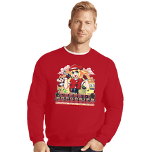 Load image into Gallery viewer, Shirts Crewneck Sweater, Unisex / Small / Red Casket Mechanics