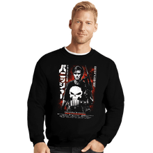 Load image into Gallery viewer, Shirts Crewneck Sweater, Unisex / Small / Black The Punisher
