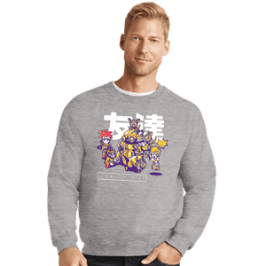 Daily_Deal_Shirts Crewneck Sweater, Unisex / Small / Sports Grey Finding A Friend
