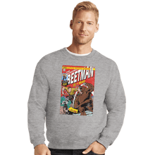 Load image into Gallery viewer, Secret_Shirts Crewneck Sweater, Unisex / Small / Sports Grey The Incredible Beetman
