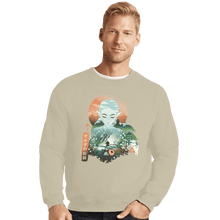 Load image into Gallery viewer, Shirts Crewneck Sweater, Unisex / Small / Sand Ukiyo Zelda