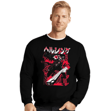 Load image into Gallery viewer, Shirts Crewneck Sweater, Unisex / Small / Black Hellsing Weapon Alucard