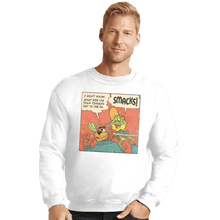 Load image into Gallery viewer, Shirts Crewneck Sweater, Unisex / Small / White Dig'Em Frog