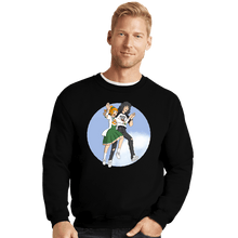Load image into Gallery viewer, Daily_Deal_Shirts Crewneck Sweater, Unisex / Small / Black Eddie &amp; Chrissy
