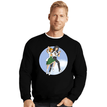 Load image into Gallery viewer, Daily_Deal_Shirts Crewneck Sweater, Unisex / Small / Black Eddie & Chrissy