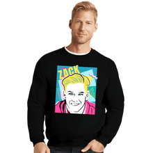Load image into Gallery viewer, Shirts Crewneck Sweater, Unisex / Small / Black 80s Zack