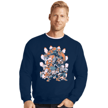 Load image into Gallery viewer, Secret_Shirts Crewneck Sweater, Unisex / Small / Navy Battle Of Destiny