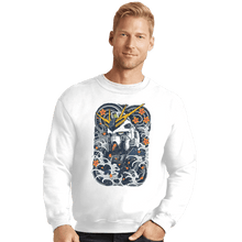Load image into Gallery viewer, Shirts Crewneck Sweater, Unisex / Small / White Nu Mecha