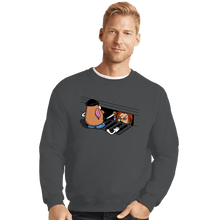 Load image into Gallery viewer, Shirts Crewneck Sweater, Unisex / Small / Charcoal Chuckit!