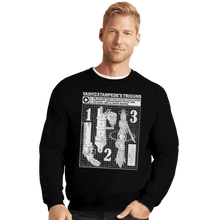 Load image into Gallery viewer, Shirts Crewneck Sweater, Unisex / Small / Black Vash The Stampede's Triguns