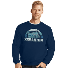 Load image into Gallery viewer, Shirts Crewneck Sweater, Unisex / Small / Navy Vintage Scranton