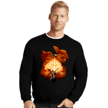 Load image into Gallery viewer, Daily_Deal_Shirts Crewneck Sweater, Unisex / Small / Black Elden Adventure