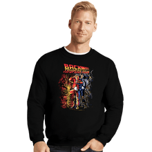 Load image into Gallery viewer, Secret_Shirts Crewneck Sweater, Unisex / Small / Black Back To The Upside Down