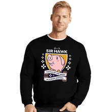 Load image into Gallery viewer, Shirts Crewneck Sweater, Unisex / Small / Black Sir Hawk