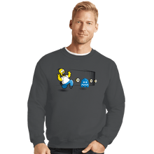 Load image into Gallery viewer, Daily_Deal_Shirts Crewneck Sweater, Unisex / Small / Charcoal Fat-Man