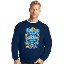Load image into Gallery viewer, Secret_Shirts Crewneck Sweater, Unisex / Small / Navy Angemon!