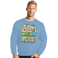 Load image into Gallery viewer, Shirts Crewneck Sweater, Unisex / Small / Powder Blue Consoler Bros