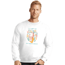 Load image into Gallery viewer, Shirts Crewneck Sweater, Unisex / Small / White Perfect Day