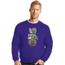 Load image into Gallery viewer, Shirts Crewneck Sweater, Unisex / Small / Violet Baby Fusion
