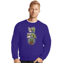 Load image into Gallery viewer, Shirts Crewneck Sweater, Unisex / Small / Violet Baby Fusion