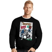 Load image into Gallery viewer, Daily_Deal_Shirts Crewneck Sweater, Unisex / Small / Black The Troopers
