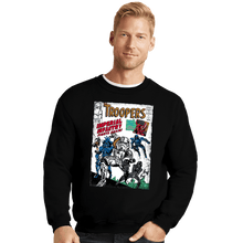 Load image into Gallery viewer, Daily_Deal_Shirts Crewneck Sweater, Unisex / Small / Black The Troopers