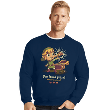 Load image into Gallery viewer, Daily_Deal_Shirts Crewneck Sweater, Unisex / Small / Navy Legendary Pizza