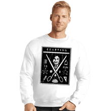 Load image into Gallery viewer, Secret_Shirts Crewneck Sweater, Unisex / Small / White Crafting Is Fun Secret Sale