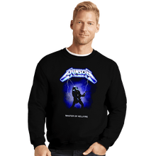 Load image into Gallery viewer, Secret_Shirts Crewneck Sweater, Unisex / Small / Black Master Of Hellfire (24 hour sale extension)