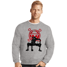 Load image into Gallery viewer, Shirts Crewneck Sweater, Unisex / Small / Sports Grey Crimson Gear 2nd