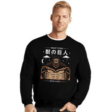 Load image into Gallery viewer, Shirts Crewneck Sweater, Unisex / Small / Black Zeke's Titan
