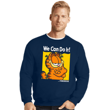 Load image into Gallery viewer, Secret_Shirts Crewneck Sweater, Unisex / Small / Navy We Can Do It Tomorrow