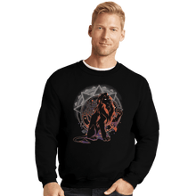 Load image into Gallery viewer, Shirts Crewneck Sweater, Unisex / Small / Black Scar Darkness