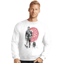 Load image into Gallery viewer, Shirts Crewneck Sweater, Unisex / Small / White Lone Hitman And Cub