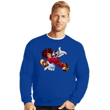 Load image into Gallery viewer, Daily_Deal_Shirts Crewneck Sweater, Unisex / Small / Royal Blue Kingdom Adventure