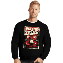 Load image into Gallery viewer, Secret_Shirts Crewneck Sweater, Unisex / Small / Black Wayne Stock