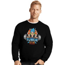Load image into Gallery viewer, Shirts Crewneck Sweater, Unisex / Small / Black Fusion Gym