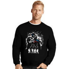 Load image into Gallery viewer, Daily_Deal_Shirts Crewneck Sweater, Unisex / Small / Black Marshmallow Ghost